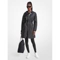 Michael Kors Jackets & Coats | Michael Michael Kors Quilted Satin Hooded Anorak Black (Black) S New | Color: Black | Size: S