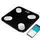 Weighing scale Body Bathroom Scale, Scientific Smart Electronic LED Digital Weight Bathroom Scales with Bluetooth App, 180Kg/400Lb Black