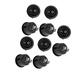 10 Pcs Wall Switches Black Round Button SPST On/Off Rocker Switch AC 125V/12A 250VAC/10A Dimmer Switches UL Listed ElectronicSwitch