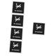 ULTECHNOVO 5pcs No Smoking Sign Label Stickers Friendly Tips Signboard No Smoking Stickers Bathroom No Sign Push Pull Door Signs Door Number Stickers House Number Acrylic Checkout Counter