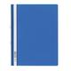 Durable Clear View A4 Document Folder Blue | Transparent Front Cover | Pack of 25 Folders | Perfect For Holding A4 Punched Documents