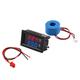 AC60-500V LED Digital Voltmeter Ammeter Red Blue Dual Display Voltage Current Meter Tester with 10A/50A/100A Current Transformer (Color : 50A)