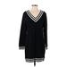 Soho JEANS NEW YORK & COMPANY Casual Dress - Sweater Dress: Black Dresses - New - Women's Size Small