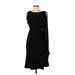 Sophie Theallet for The Limited Cocktail Dress - Midi: Black Solid Dresses - Women's Size 0