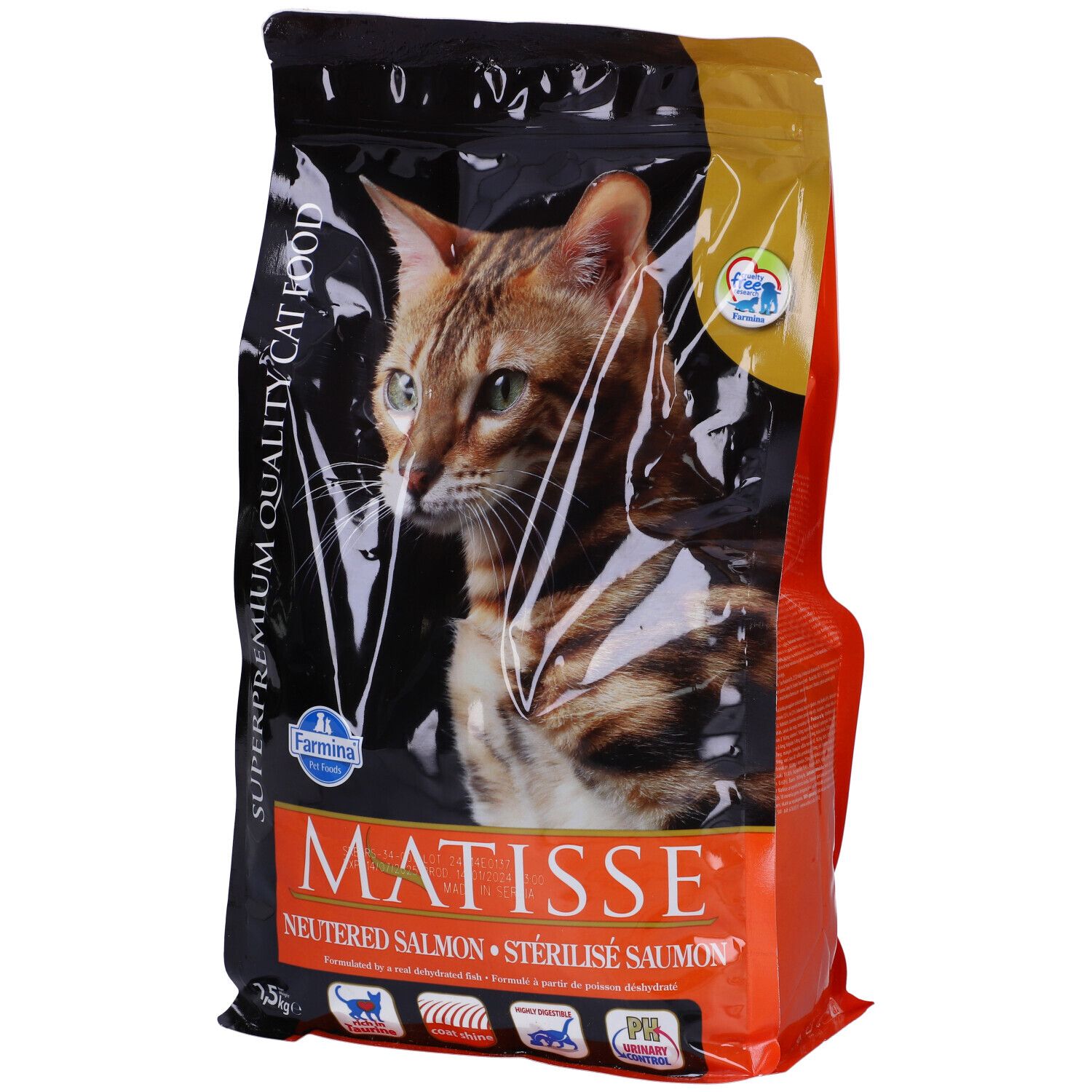 Farmina Matisse Neutered per Gatti Adulti con Salmone 1500 g Mangime