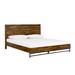 Cusco 3 Piece Acacia Bed and Nightstands Bedroom Set