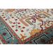 Light Blue Oushak Oriental Rug Hand-Knotted Transitional Wool Carpet - 4'0" x 5'11"