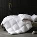 Lightweight/All-Season/Heavyweight Feathers Down Comforter Oversized King, Duvet Insert, 750 Fill-Power Hotel Comforter