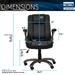 Modern Medium Back Executive Office Chair with Flip-up Arms