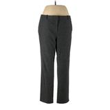 Ann Taylor Casual Pants - High Rise Straight Leg Trouser: Gray Bottoms - Women's Size 12