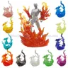 Action figur DIY brennende Flamme ffekt Szene Modell PVC RG HG SD Anime Puppen Display Stand halter