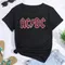 Sommer Frauen Baumwolle T-Shirt Rockband Grafik Kleidung Männer Mode Brief ACDC Druck Tops T-Shirts