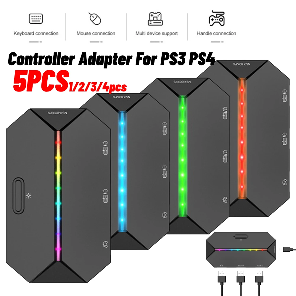 G6l mobiler controller kabel gebundener tastatur maus konverter adapter für nintendo switch xbox one s/x ps4 ps3 spielkonsolen zubehör Image