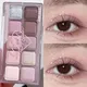 Long Lasting 10-color Eyeshadow Plate Grey Pink Matte Keyboard Eye Shadow Earthy Color Makeup