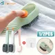 1/2PCS Multifunctional Shoe Brush Automatic Liquid Soap Dispenser Soft Cleaning Brush for Footwear