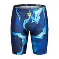 New Mens Swim Jammer Athletic Practice Knee-Length Swimsuit Short Bathing Suit Swimming Trunks Beach
