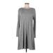 Old Navy Casual Dress - Sweater Dress: Gray Marled Dresses - Women's Size Medium