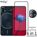 Colla a copertura totale in vetro temperato per niente telefono 1 protezione schermo Niente telefono 1 2 2a Vetro fotocamera per niente telefono 1 vetro