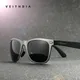 VEITHDIA Square Polarized Sunglasses Men Mirror Lens UV400 Sun Glasses Outdoor Driving Eyeglasses