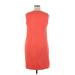 AB Studio Casual Dress - Sheath: Orange Solid Dresses - New - Women's Size 16