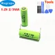 10pcs 400mah 1.2V 2/3AAA ni-mh rechargeable battery 2/3 AAA nimh cell with soldering tabs pins for