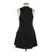 Active by Old Navy Casual Dress - Mini Mock Sleeveless: Black Solid Dresses - Women's Size Medium
