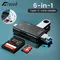 Adattatore USB 6 in 1 multifunzione OTG tipo C Micro USB/Pen Drive/TF/SD Memory Smart Card Reader USB A A USB-C accessori per telefoni