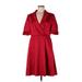 Gal Meets Glam Cocktail Dress - Wrap: Red Dresses - Women's Size 12