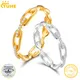 TUHE 18K 14K 10K Solid Gold 100% Moissanite Rings For Women 100% Hand Setting Moissanite Cute
