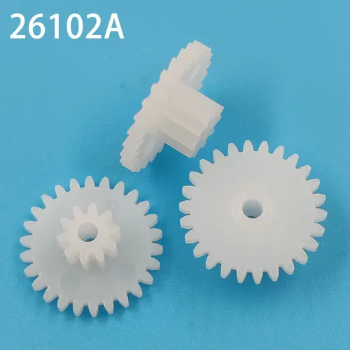 26102A 0 5 M Ritzel 14mm Durchmesser 26 Zähne + 10 Zähne Doppel Schicht Zahnräder Spielzeug DIY