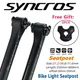 SYNCROS Full Carbon Fiber Bike Seatpost Half Matte Half Gloss Mountain/road Bike Seat Post Light