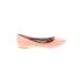 Steve Madden Flats: Pink Solid Shoes - Women's Size 10 - Pointed Toe