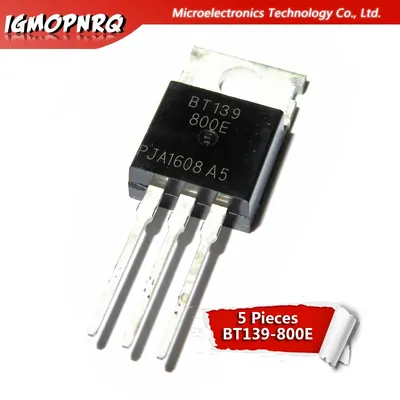 5 Stück BT139-800E BT139 BT139-800 800V 16A Triacs RAIL TRIAC TO-220 neues Original Image
