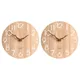 12inch Large Wooden Wall Clock Wall Hanging Clocks Bedroom Office Decorative