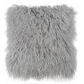 Comfort Design Mats Sheepskin Reversible Throw Pillow in Gray | 16 H x 16 W x 5 D in | Wayfair COMF-TOC5702GY-PIL