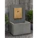 Campania International MC Series Concrete Fountain | 40 H x 17.5 W x 25 D in | Wayfair FT-332/CS-TR