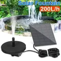 Fontaine à eau à panneau solaire 7V 1.5W 200L/H pompe à eau flottante SubSN pour aquarium