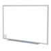 Ghent Magnetic Hygienic Porcelain Whiteboard w/ Aluminum Frame Porcelain/Metal in Gray/White | 48" x 84" | Wayfair M4-47-4