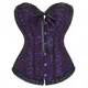 Corset amincissant Overbust à lacets à volants µ Body Shaper Costumes 03/Wear Tenue Bustier