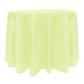Ultimate Textile -5 Pack- Embroidered Pintuck Taffeta 102-Inch Round Tablecloth Honeydew Light Green in Brown/Gray | 102 W x 102 D in | Wayfair