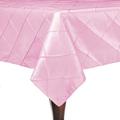 Ultimate Textile -5 Pack- Embroidered Pintuck Taffeta 60 X 102-Inch Rectangular Tablecloth Bubble Gum Pink in Gray/Pink | 60 W x 102 D in | Wayfair