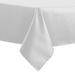 Ultimate Textile -40 Pack- Herringbone - Fandango 58-Inch Square Tablecloth, White Polyester in Gray/White | 58 W x 58 D in | Wayfair