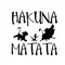 Autocollants automobiles en vinyle pour moto Hakuna Matata, roi Lion, accessoires pour voitures et motos, fournitures de voiture en PVC, 15cm/20cm/25cm