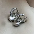 Boucles d'oreilles en cristal pendentif en forme de coeur pour dames et filles goujon de mode