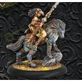 Kit de maquette en résine kit d'Avatars of War 28294 Hordes tribe Oberos encore soldat loup locker