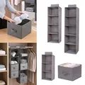 Sac de rangement portable pour garde-robe 3/4/5 couches support de cintres intercalaires Cisco