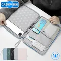 CASEPOKE-Sac à Main Multi-Poches pour Tablette de 9 à 13 Pouces Accessoire pour iPad Samsung