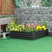 Sol 72 Outdoor™ Evelin Metal Raised Garden Bed Metal in Gray | 96" H x 36" W x 12" D | Wayfair B30E32259C9745958AE0C74F4654D919