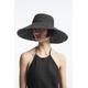 COS Women's Woven Straw Hat - Black - Black