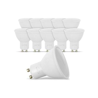 Set mit 10 LED-Lampen GU10 5W äq. 50W 4000K Naturweiß